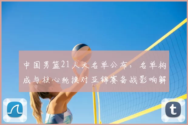 中国男篮21人大名单公布，名单构成与核心轮换对亚锦赛备战影响解读